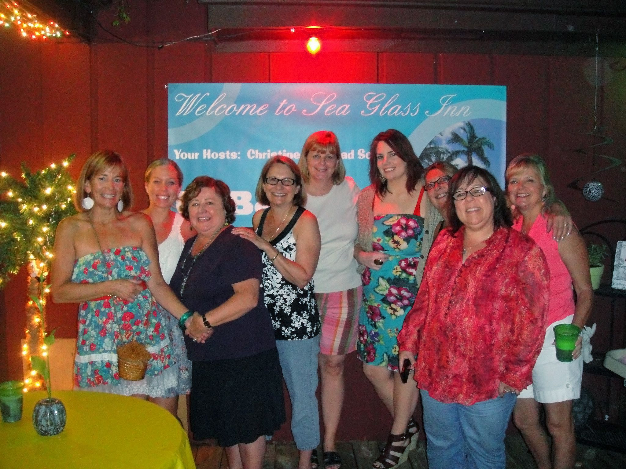 A leaving party for Christine in Naperville, Oct. 2012.